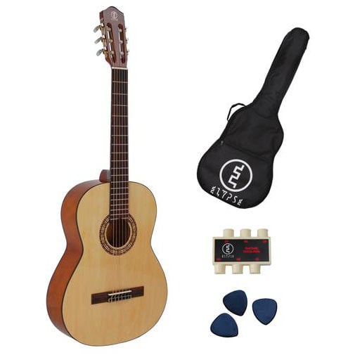 Pack guitare classique Quincy 4/4 Naturelle