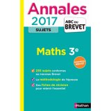 Annales Mathématiques 3e - Sujets