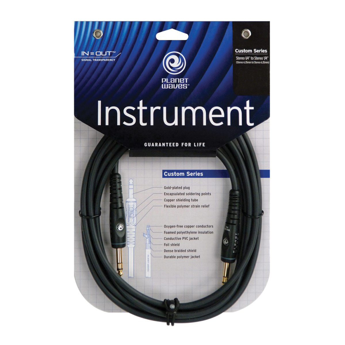 Câble Planet Waves G10 - jack/jack mono - 3m