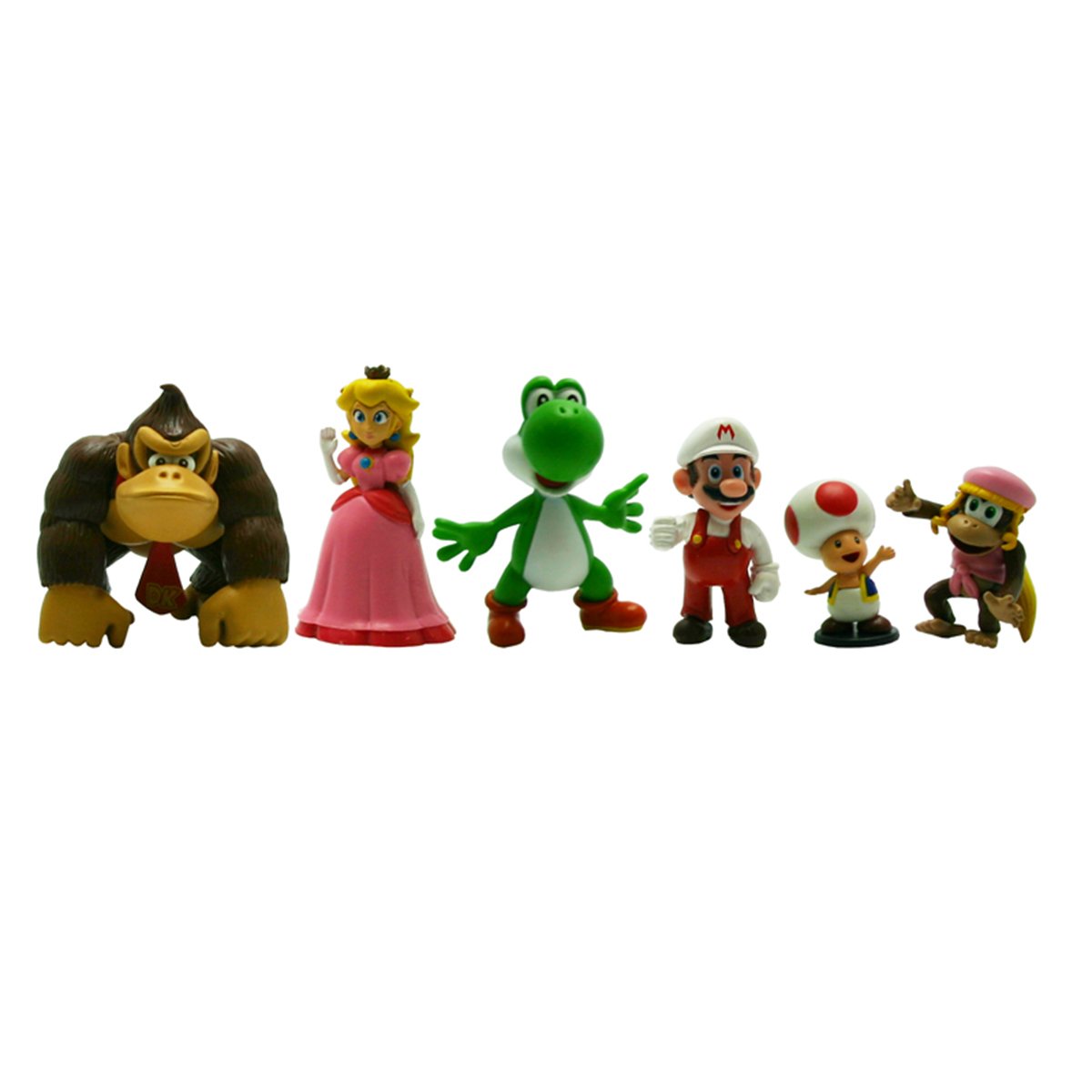 6 mini figurines - Nintendo 6 mini figurines - Nintendo