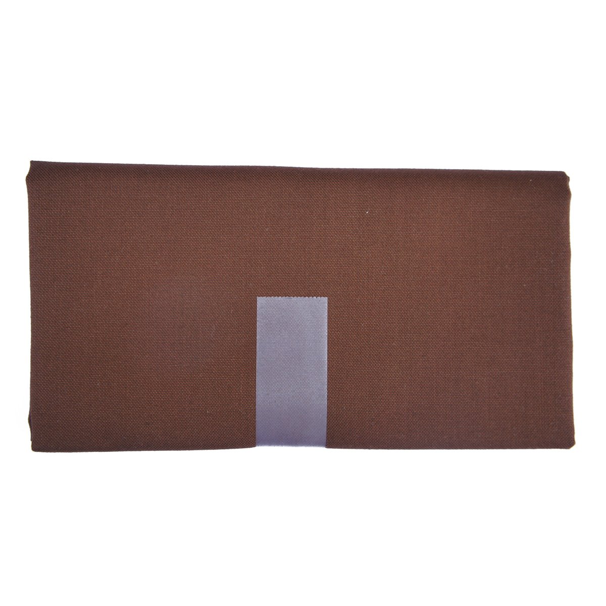 Coupon de tissu uni 45x55cm - marron chocolat