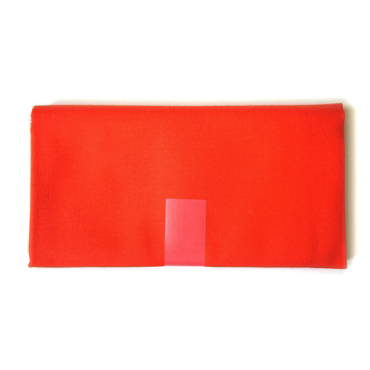 Coupon de tissu uni 45x55cm - orange rouge