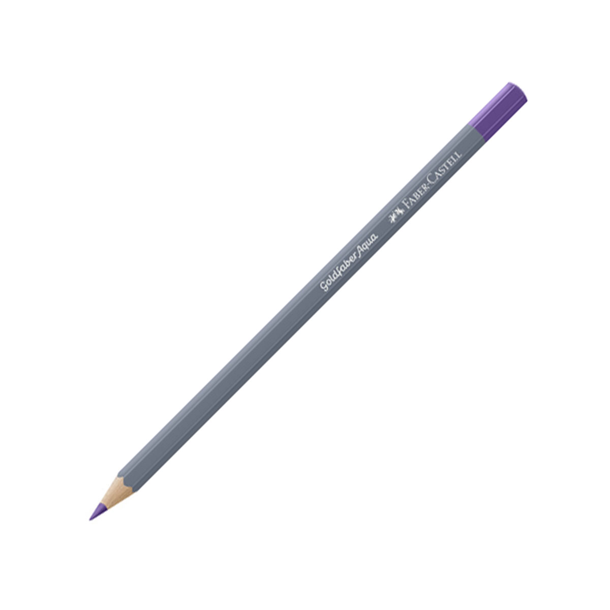 Crayon de couleur aquarellable Goldfaber - n°136 Violet pourpre