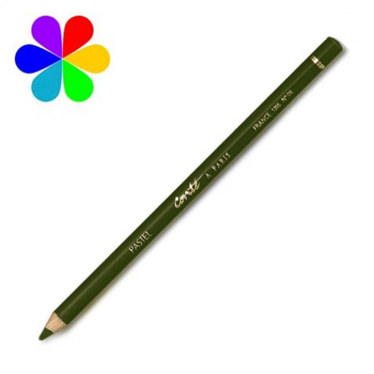 Crayon Pastel Conté - Vert foncé n°002