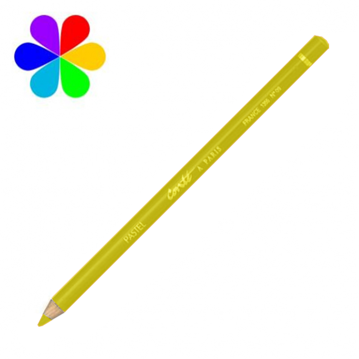 Crayon Pastel Conté - Jaune moyen n°004