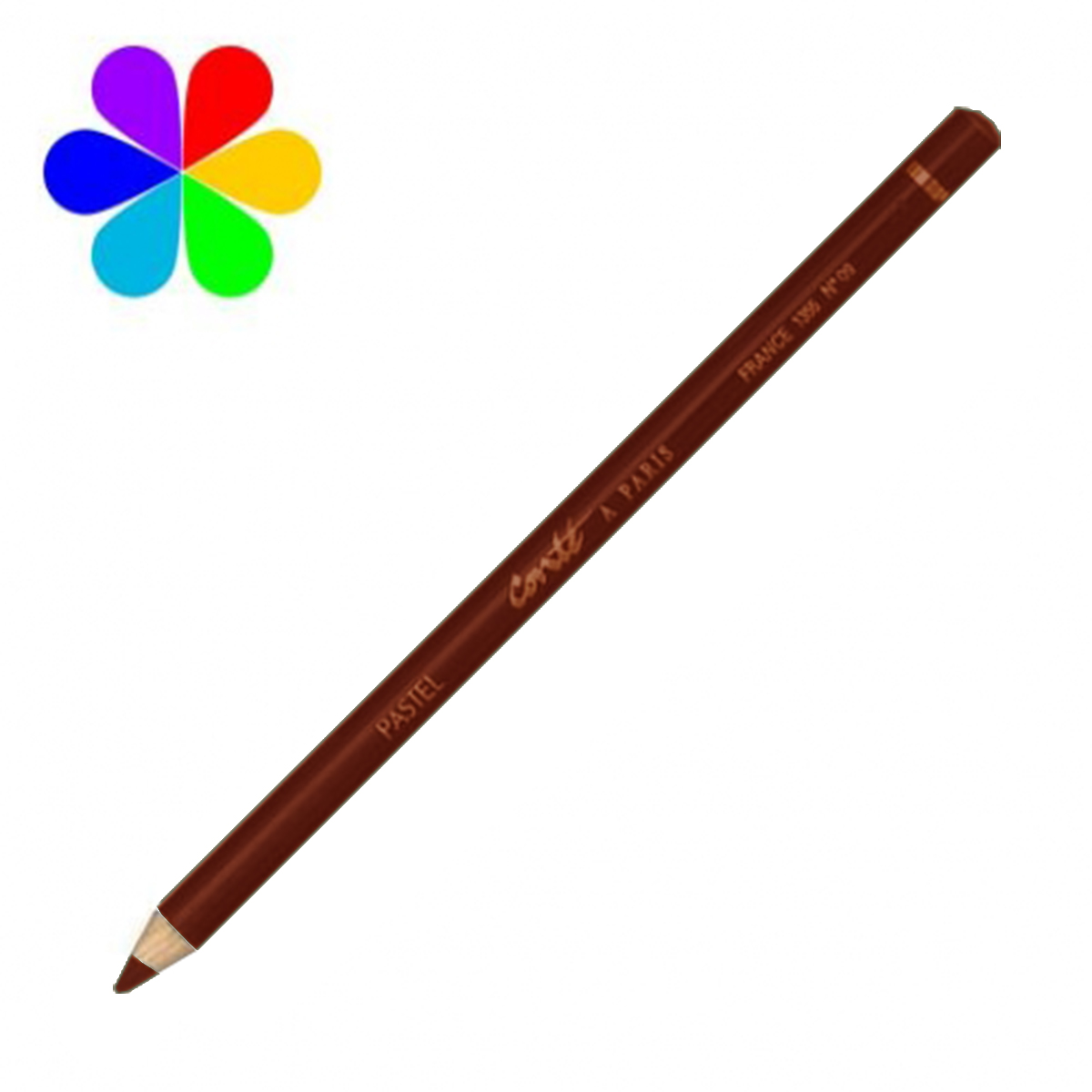 Crayon Pastel Conté - Bordeaux, ton rouge n°031