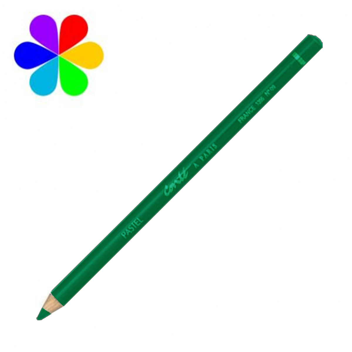 Crayon Pastel Conté - Vert émeraude n°034