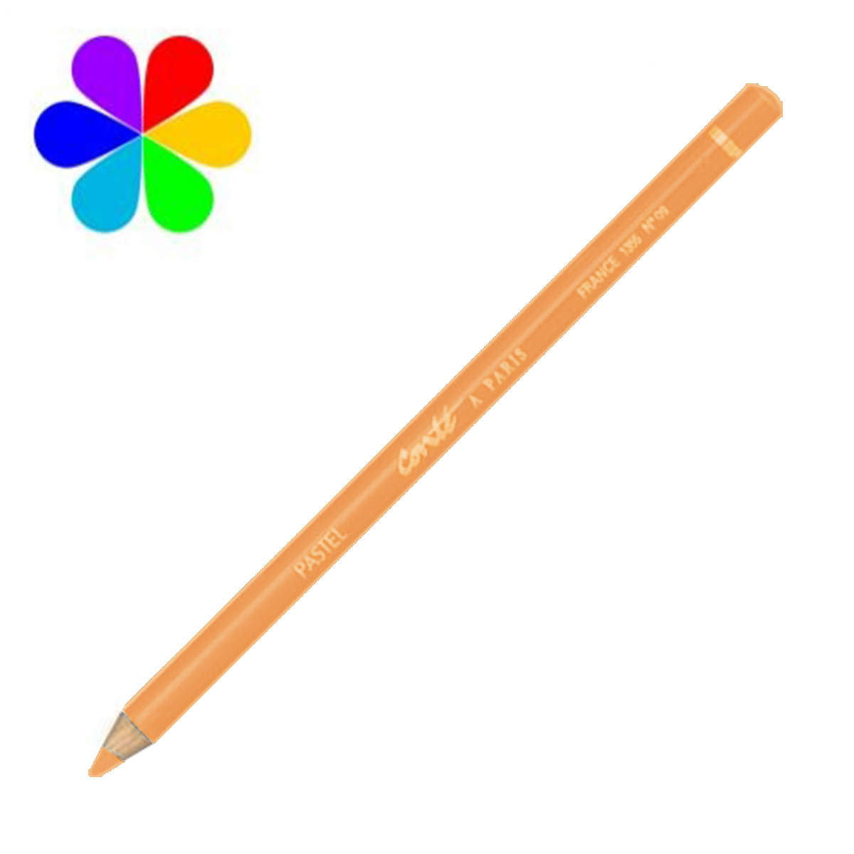 Crayon Pastel Conté - Laqué orange n°049