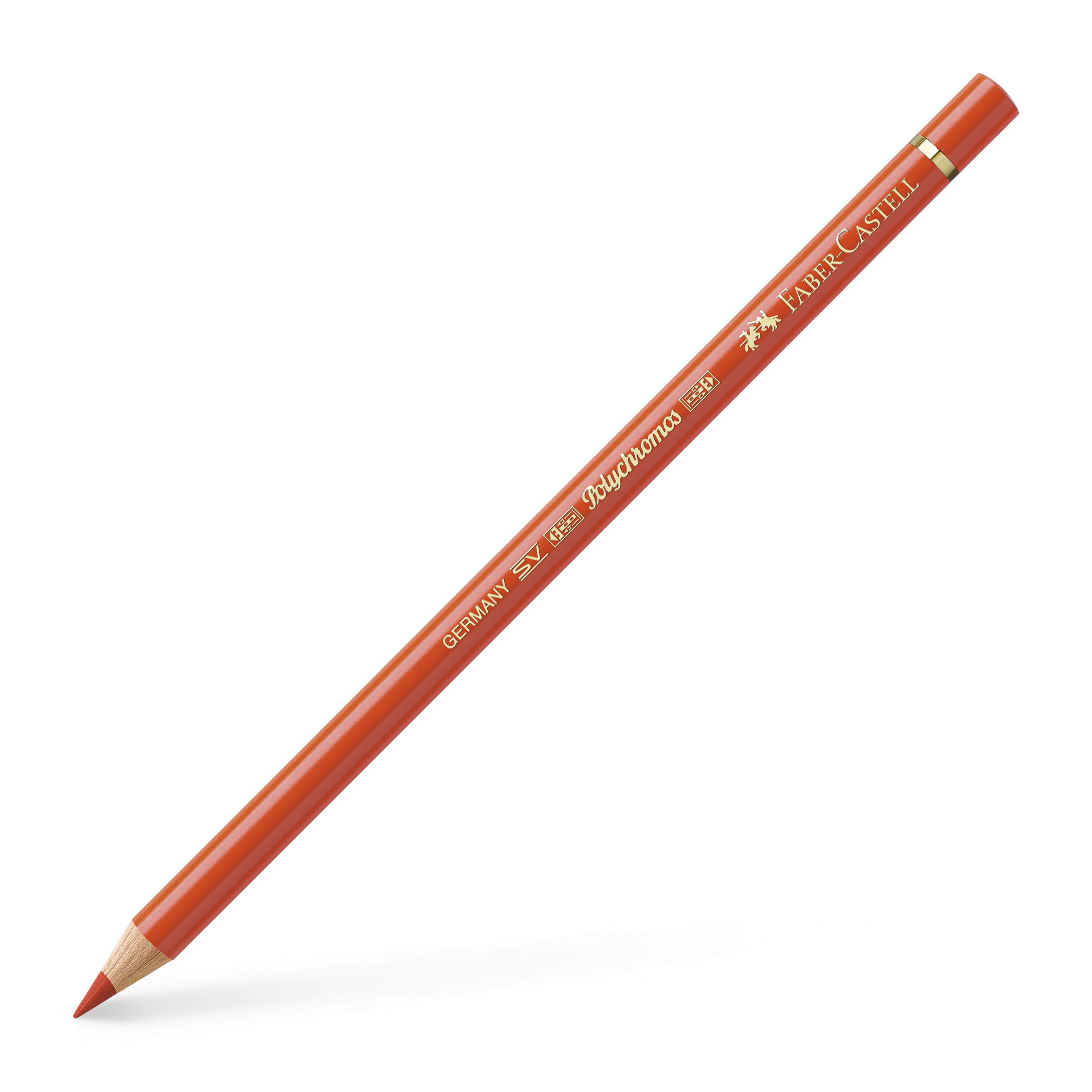 Crayon de couleur Polychromos 115 orange cadmium foncé - Faber Castell