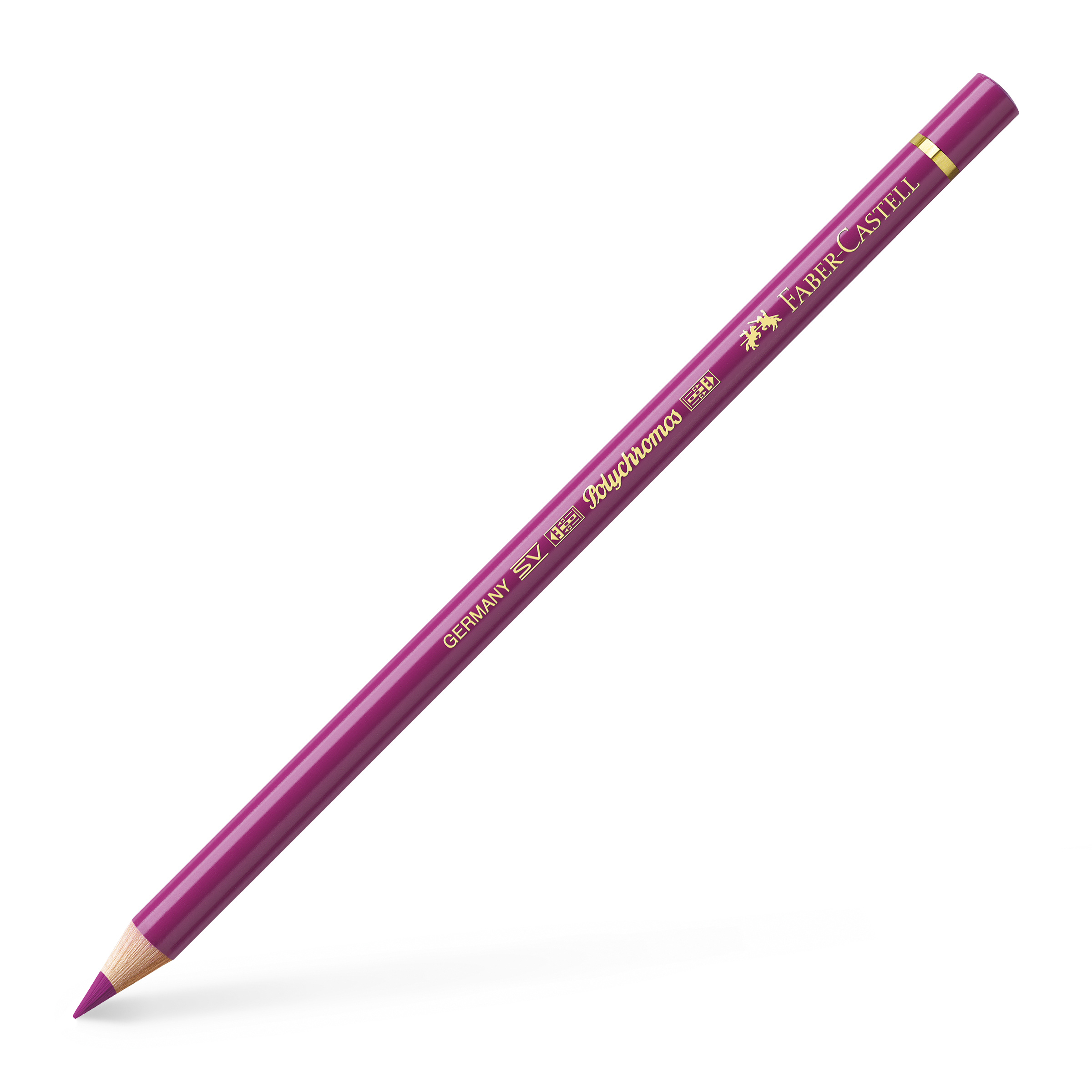 Crayon de couleur Polychromos 125 pourpre rose moyen - Faber Castell