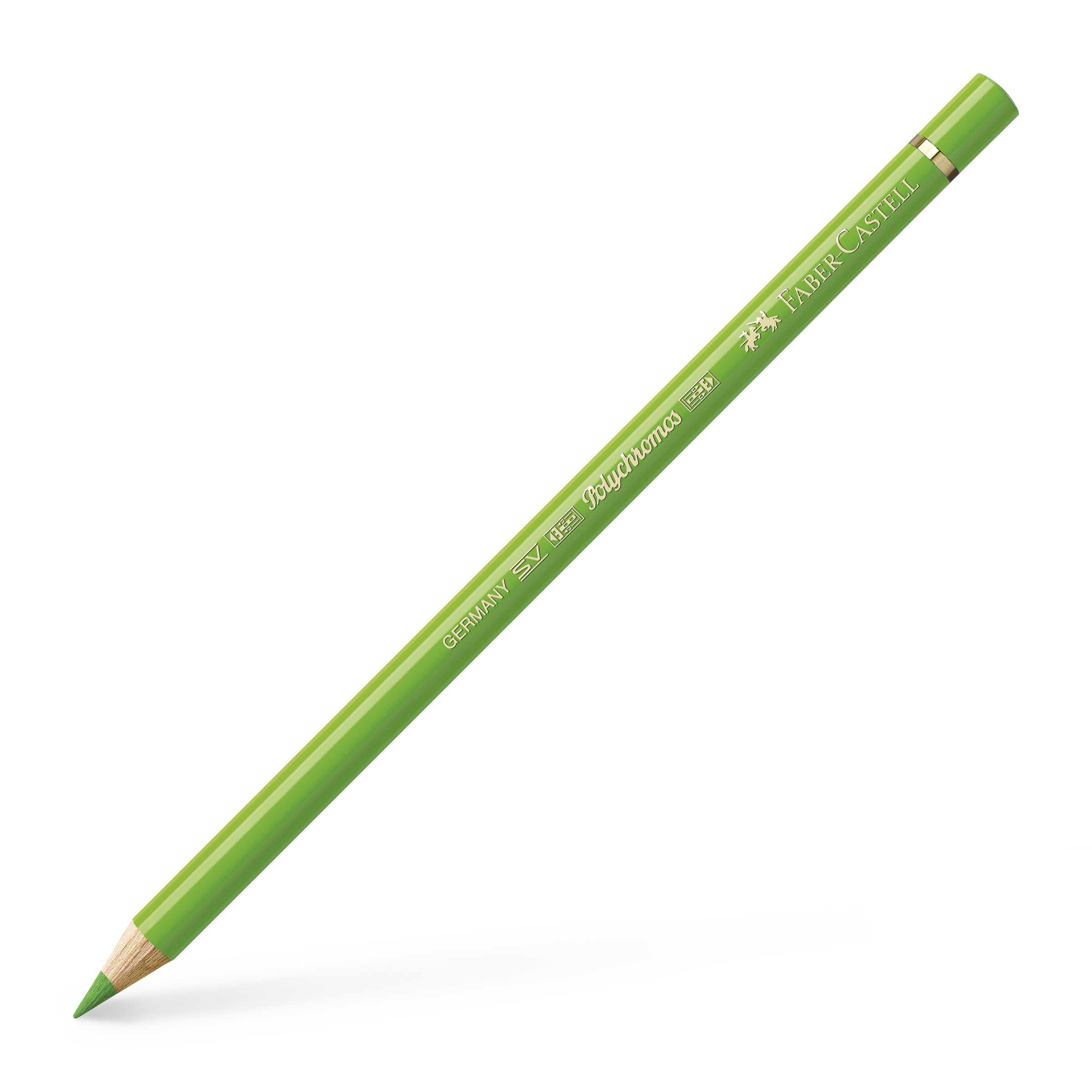 Crayon de couleur Polychromos 166 vert herbe - Faber Castell