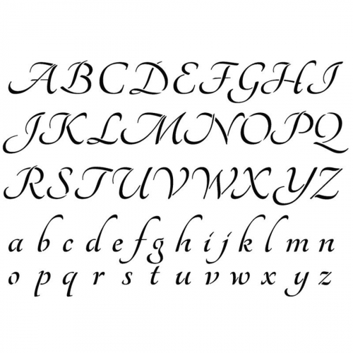 belle lettre alphabet