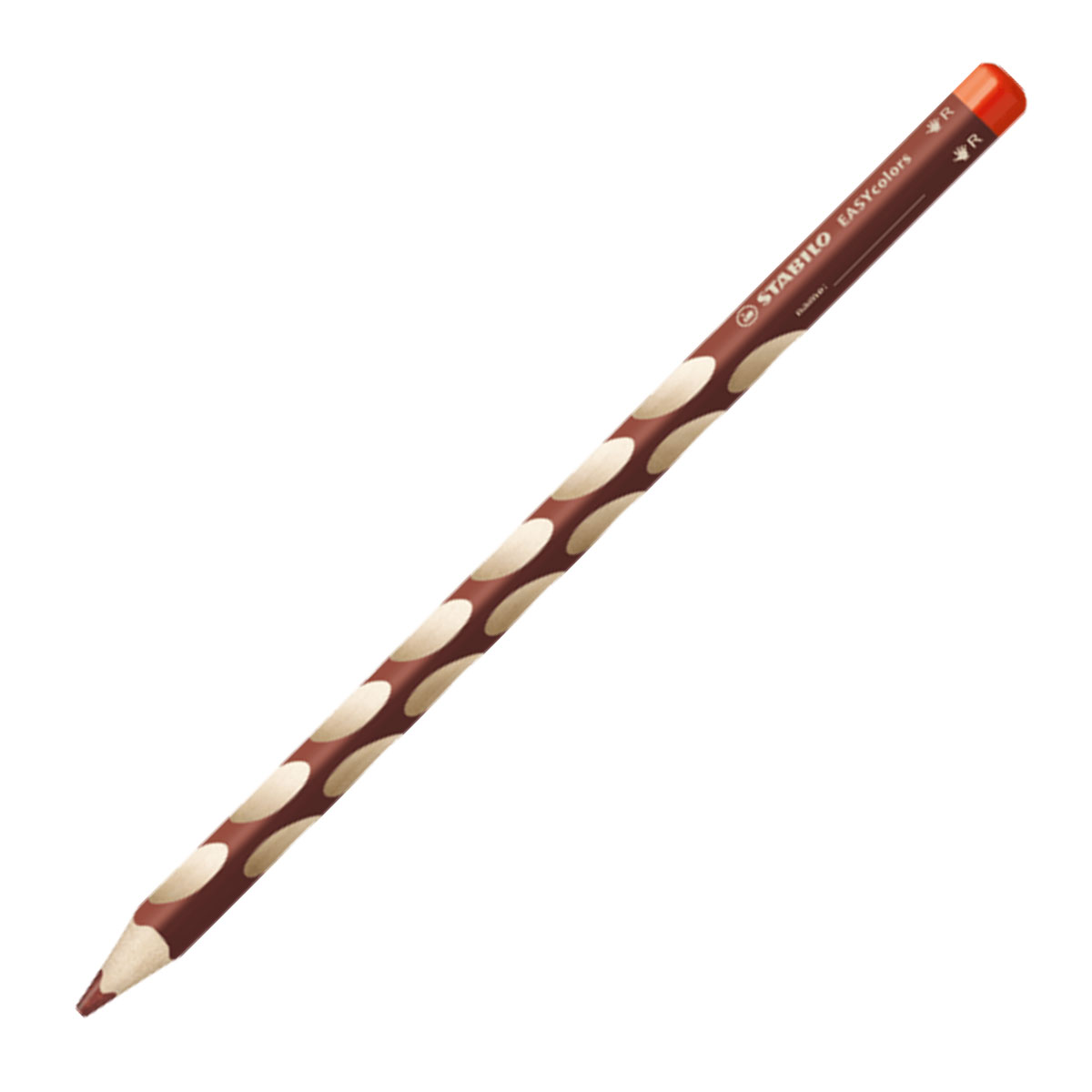 Crayon ergonomique EASYcolors - Marron - Gaucher