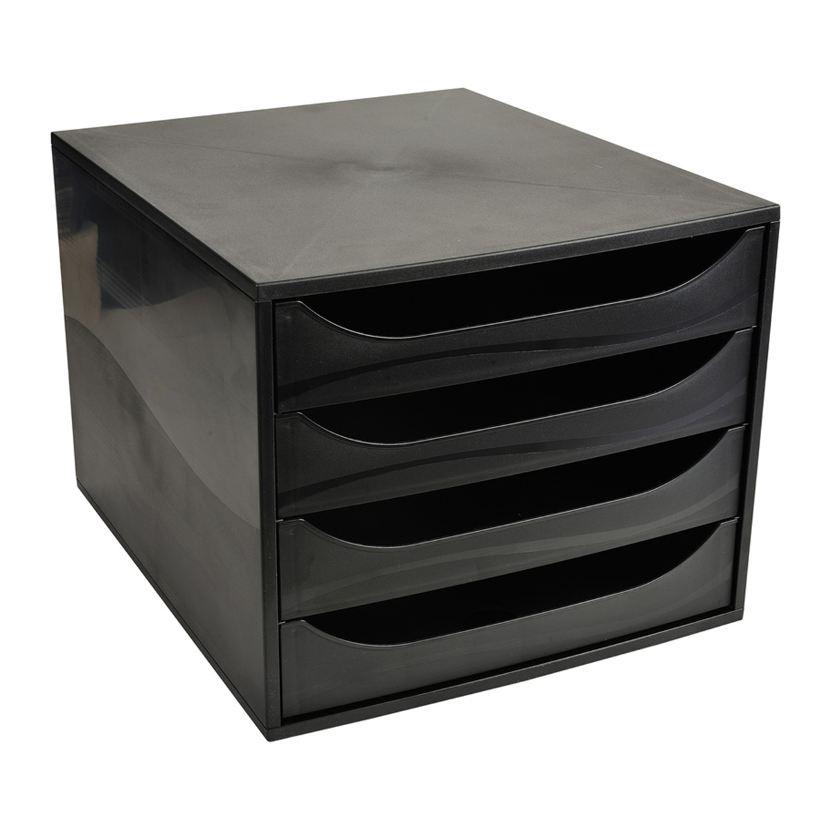 Ecobox -Caisson 4 tiroirs ECOBlack - noir
