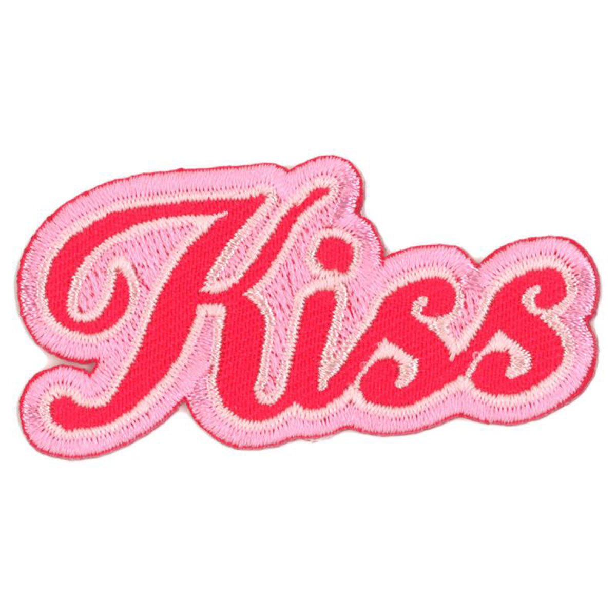 Sticker écusson - Kiss - 62 x 30 mm