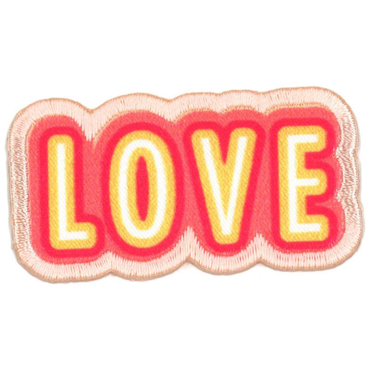 Sticker écusson - Love - 55 x 30 mm