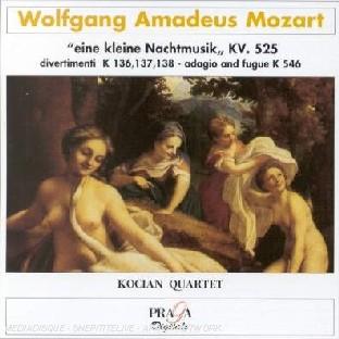 EINE KLEINE NACHTMUSIK KV 525 DIVERTIMENTI K 136, 137, 138;ADAGIO & FUGUE K 546