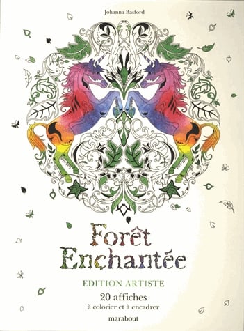 Forêt enchantée - 20 affiches à colorier et à encadrer