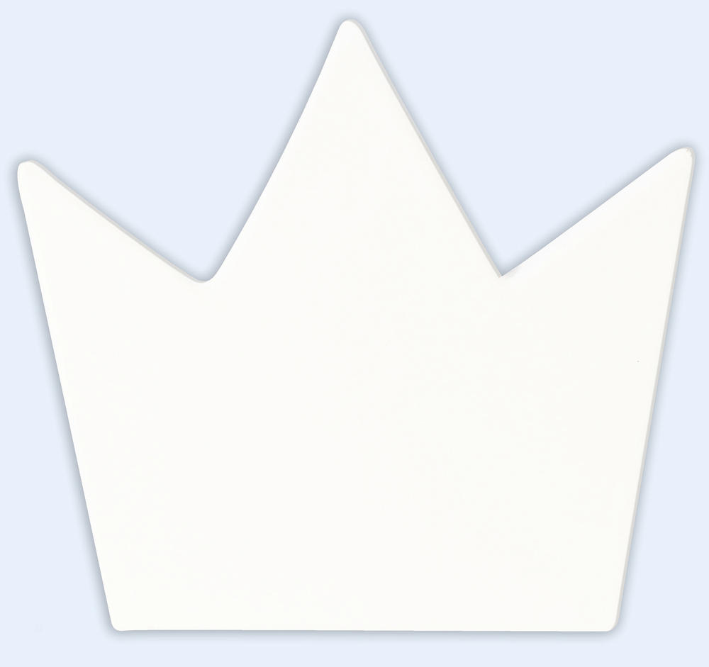 Symbole couronne - 12x11x1.5 cm