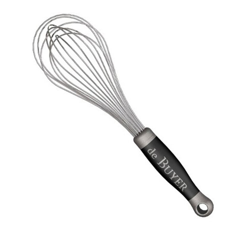 Fouet professionnel Göma à manche Polypropylène et Fils Inox - 30cm - de Buyer