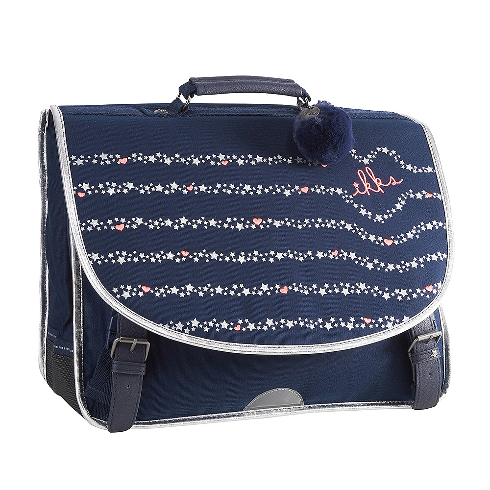 Cartable 38cm IKKS - Oh my Captain ! Bleu