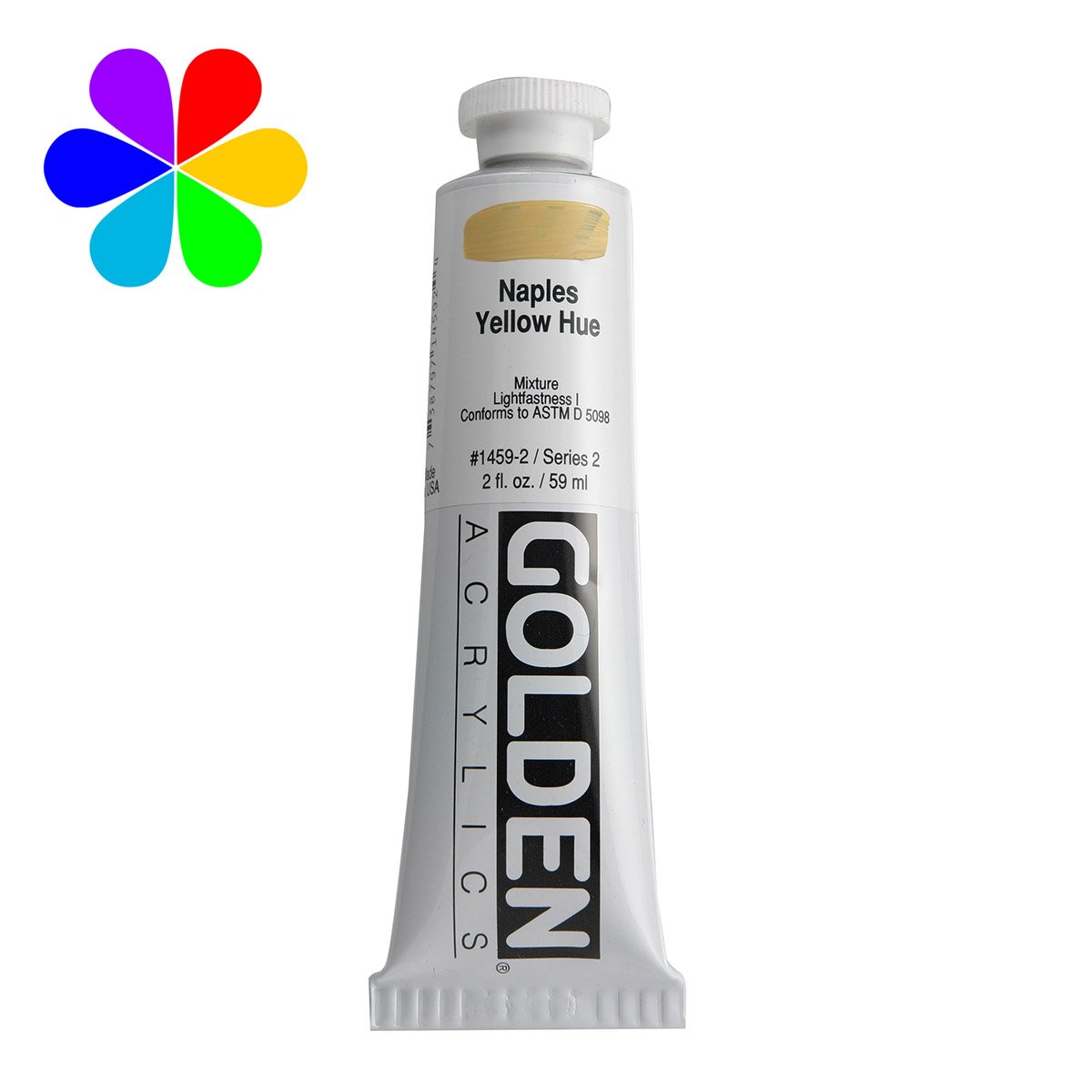 Acrylique Golden - 59 ml - jaune de Naples - S2