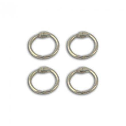 Jeu de 4 anneaux de reliure grand modèle