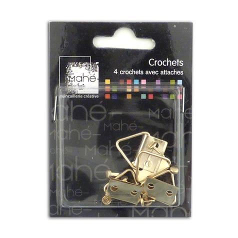 4 crochets cadres