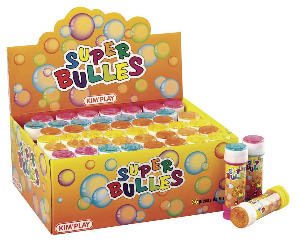 Jeu bulles de savon