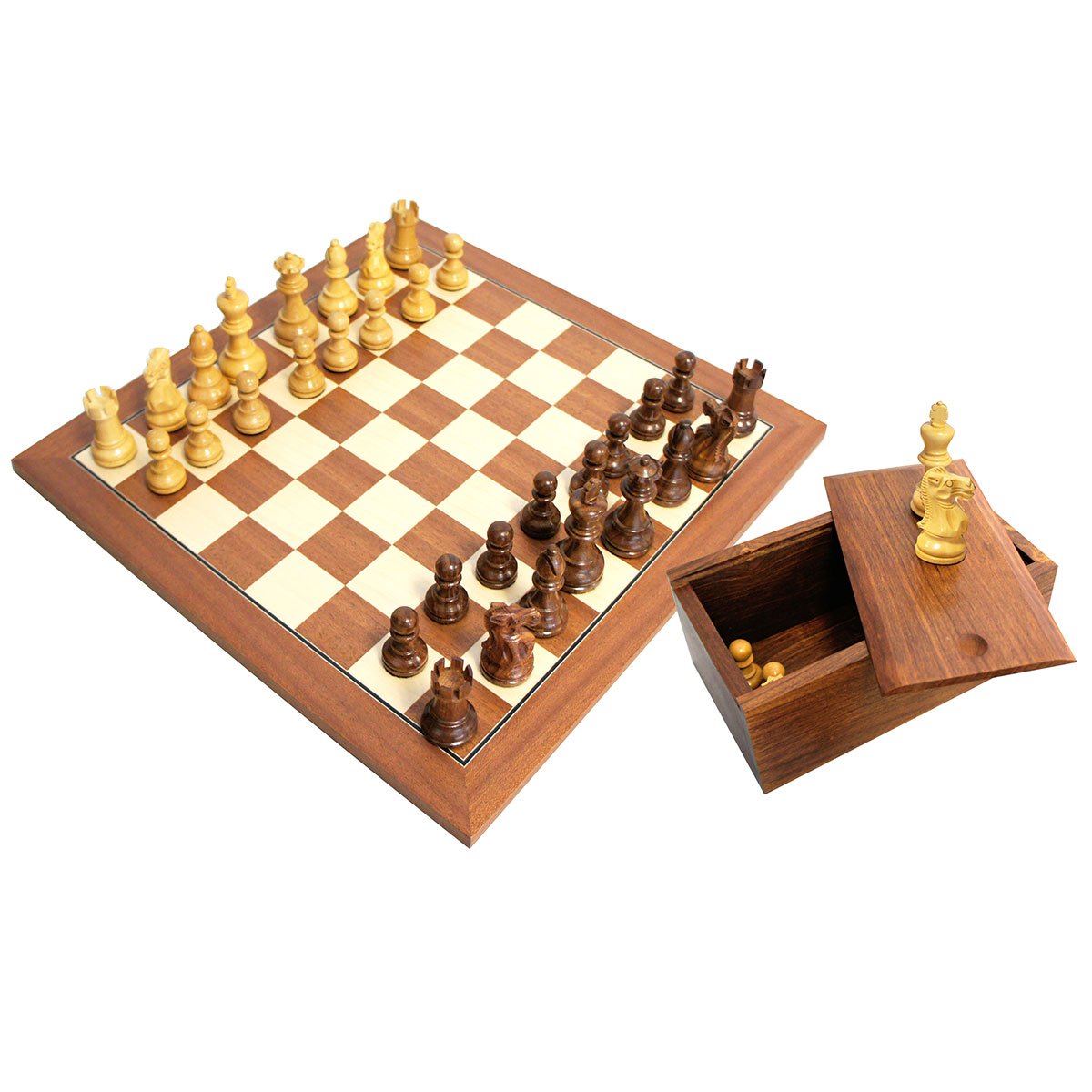 Jeu d'échecs - Prestige acajou T4