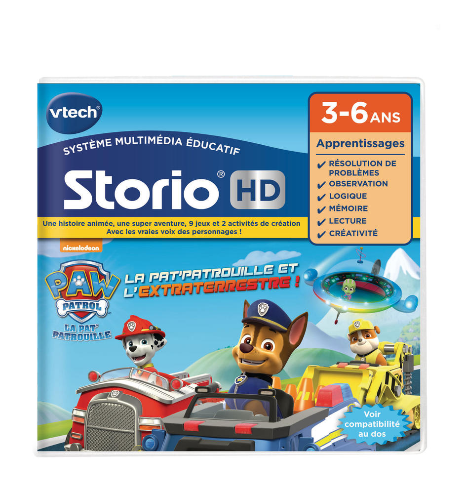 Storio jeu HD la pat' patrouille VTech
