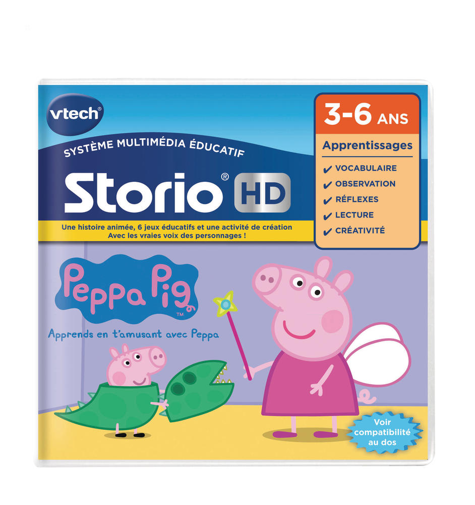 Storio jeu HD peppa pig VTech