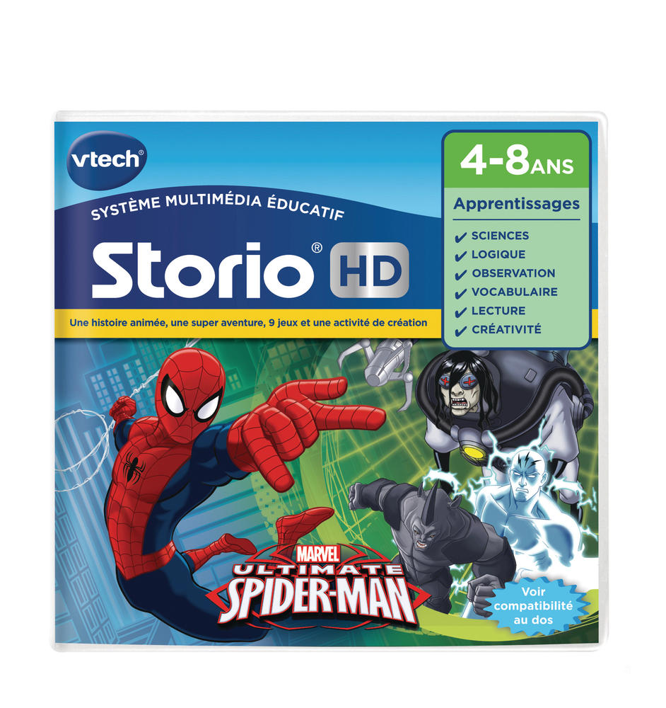 Storio jeu HD spider-man VTech
