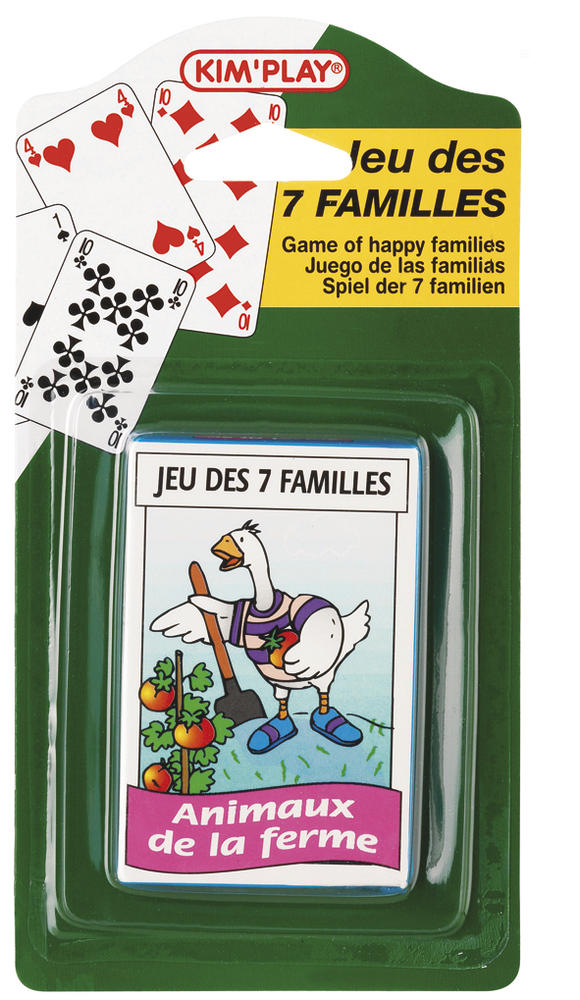 Jeux de 7 familles assortis
