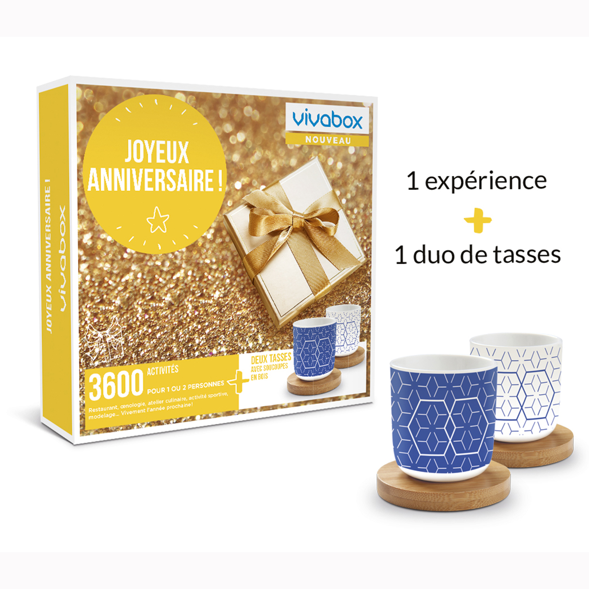 Coffret cadeau Vivabox - Joyeux anniversaire!
