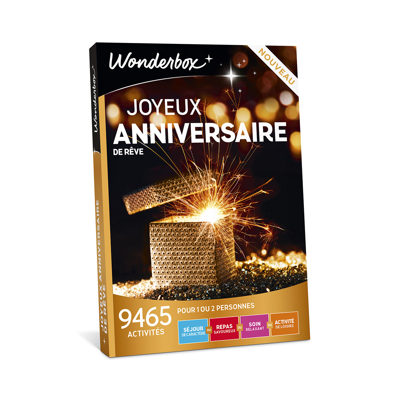 Coffret cadeau Wonderbox - Joyeux anniversaire de rêve