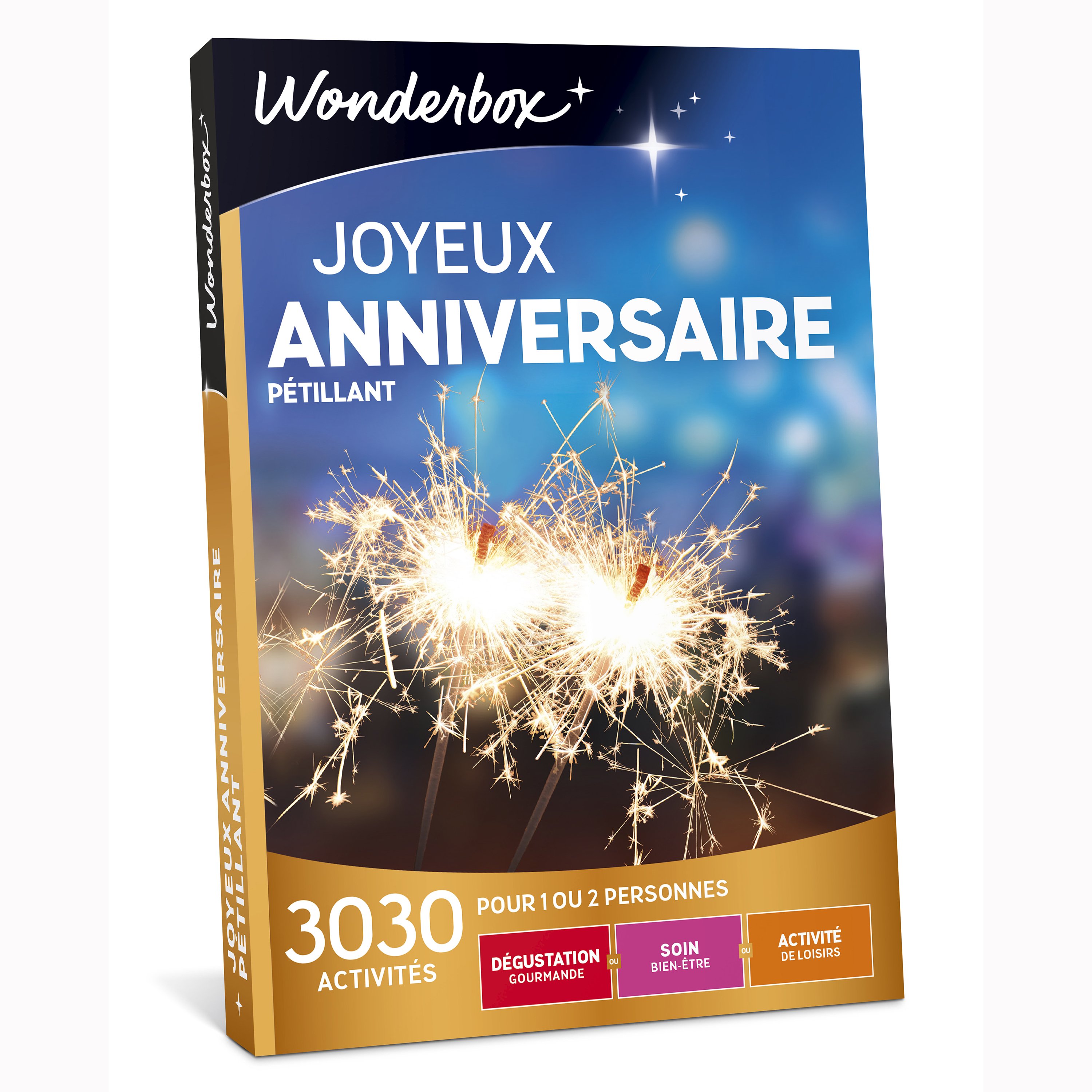 Coffret cadeau Wonderbox - Joyeux anniversaire pétillant