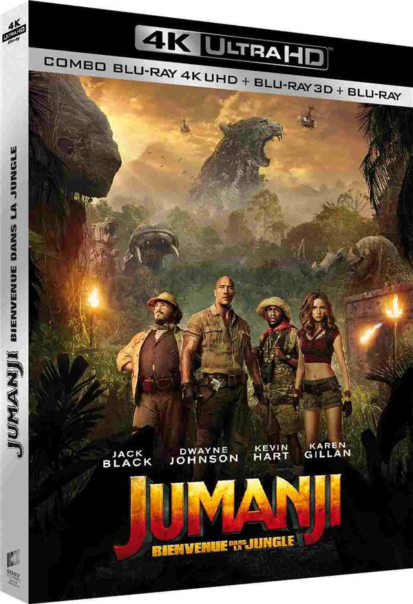 JUMANJI : BIENVENUE DANS LA JUNGLE 4K-3D