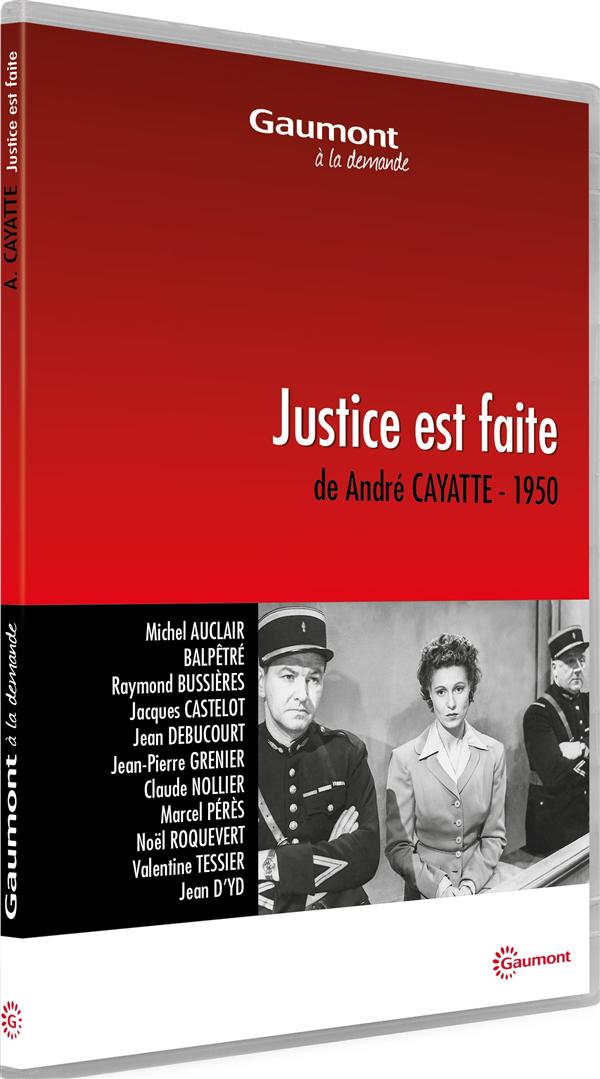 JUSTICE EST FAITE