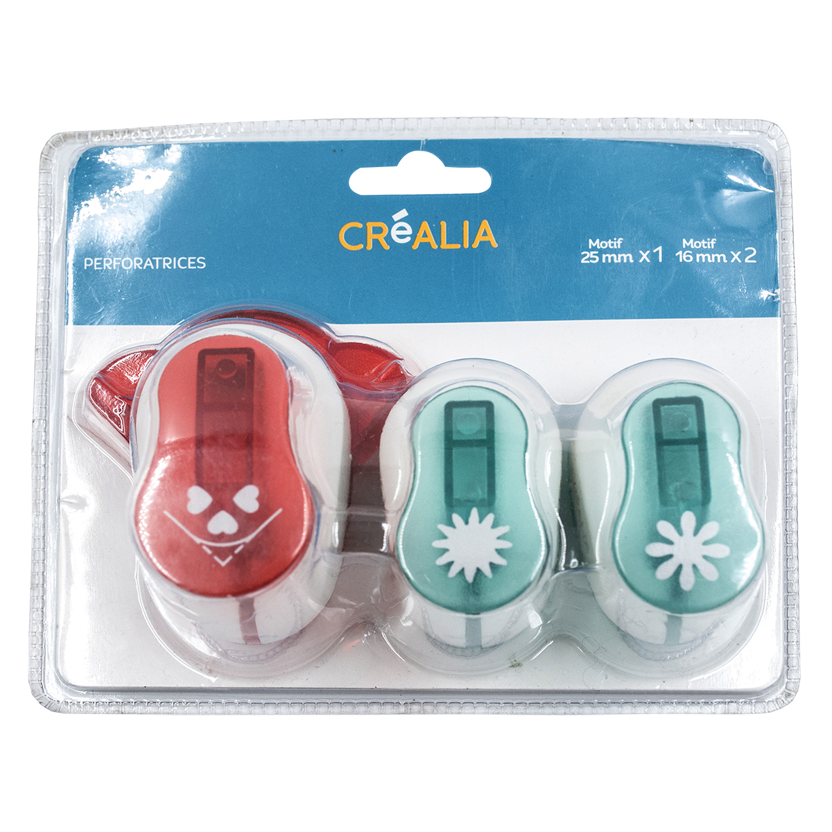 Kit de 2 perforatrices à levier + 1 perforatrice de bordure