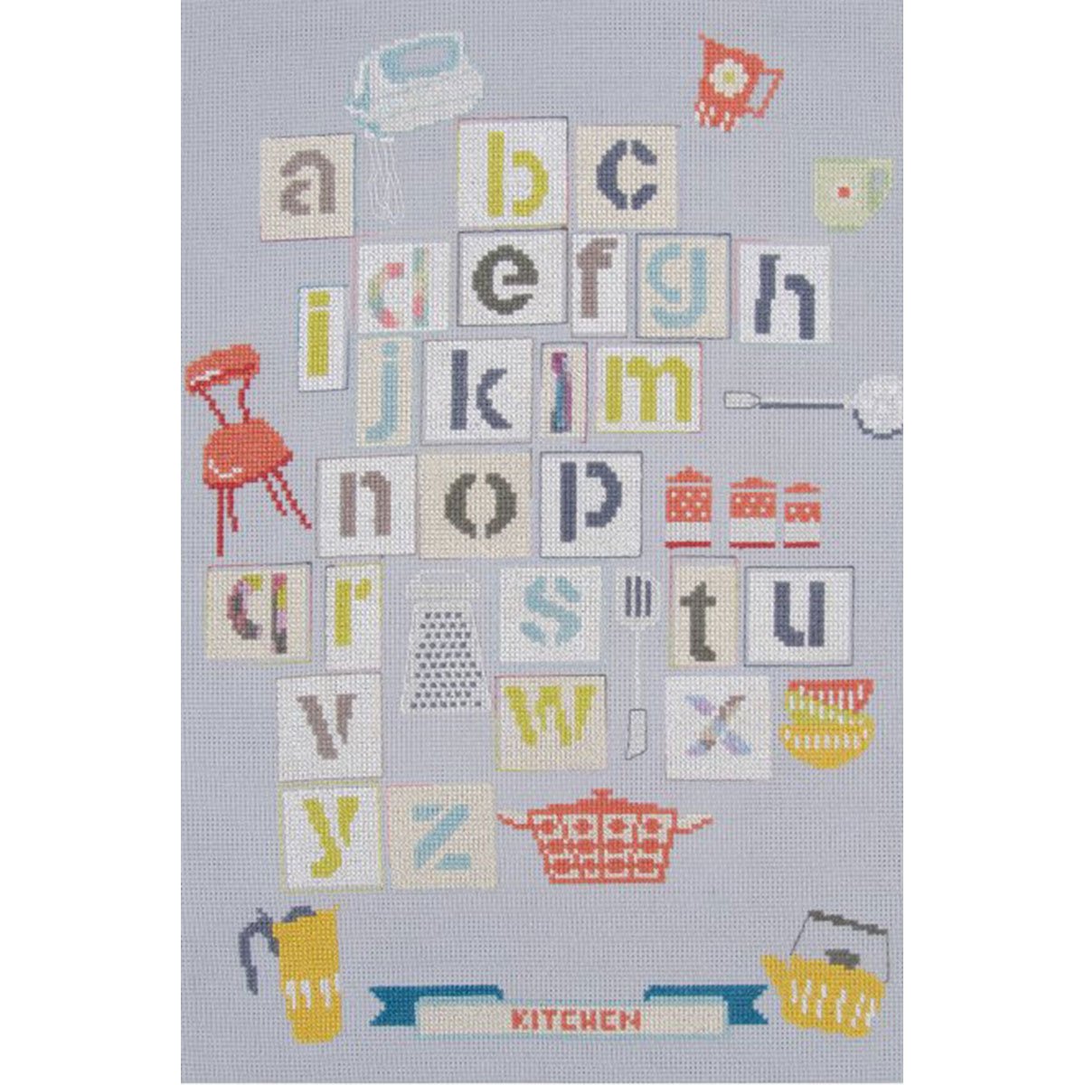 Kit point de croix - Abédédaire Cuisine Vintage