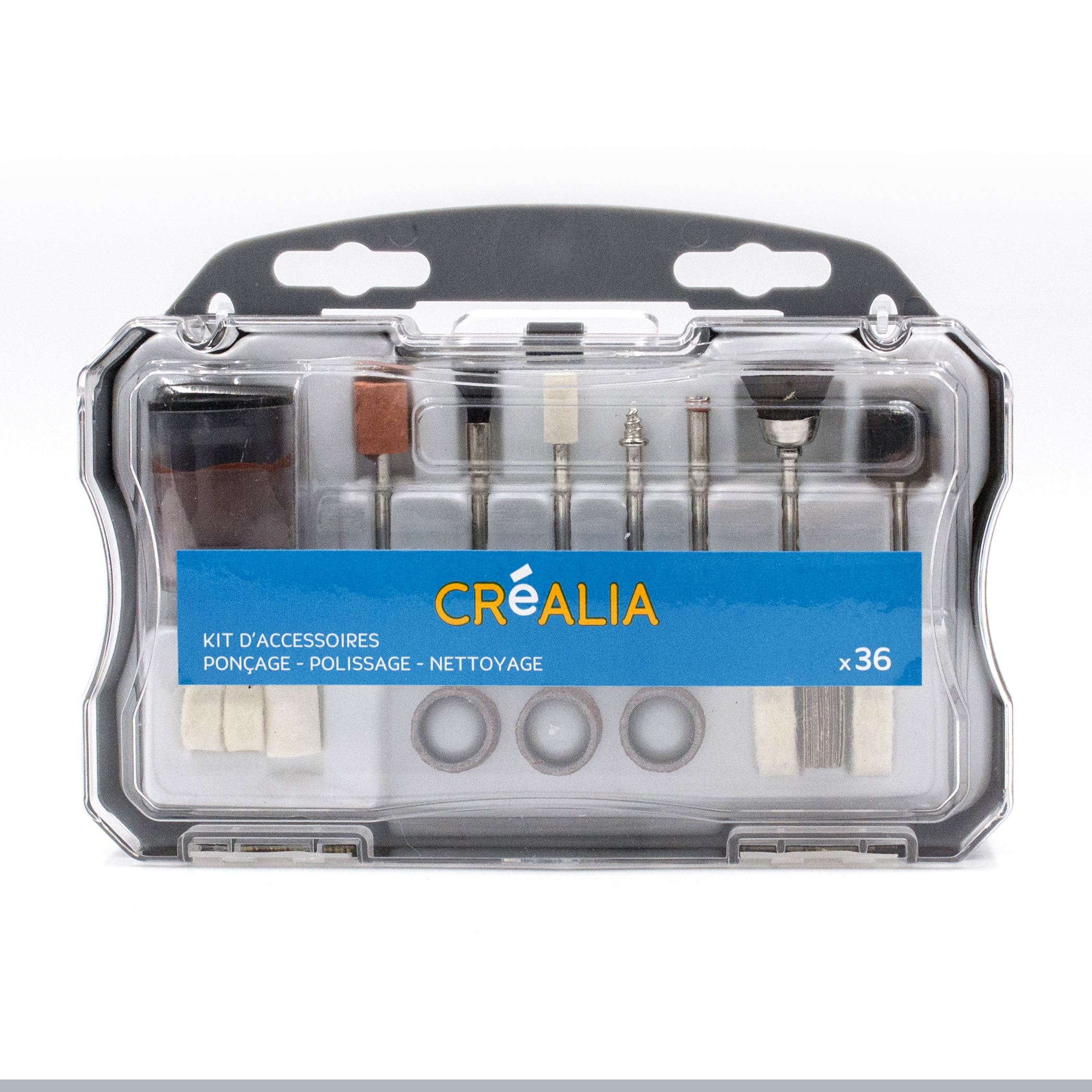 Kit d'accessoires ponçage, polissage et nettoyage - Créalia