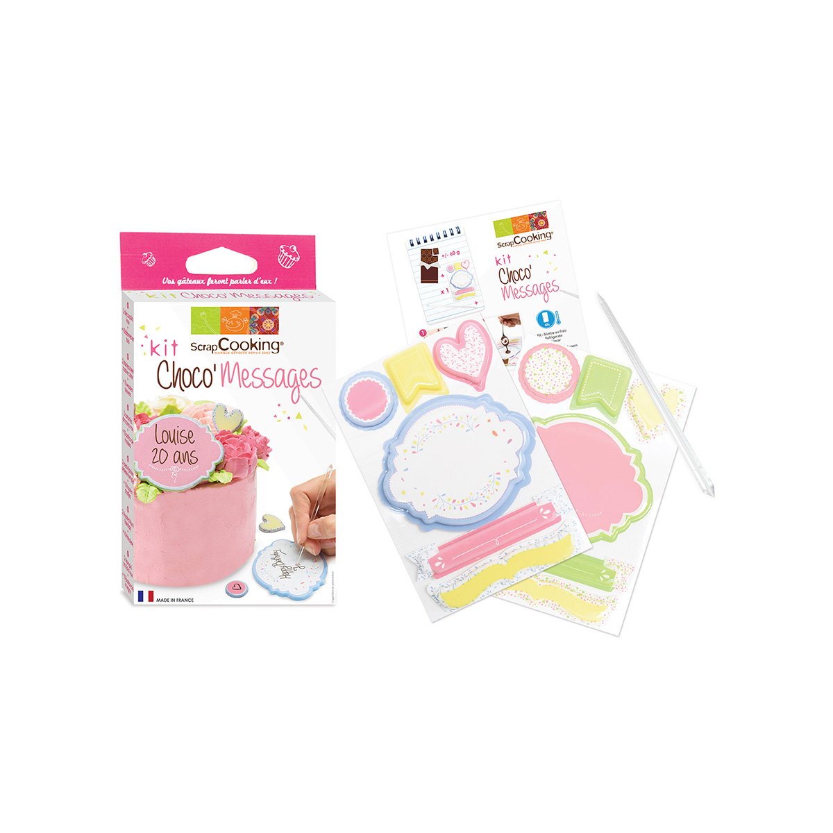 Kit Choco'messages - Scrapcooking