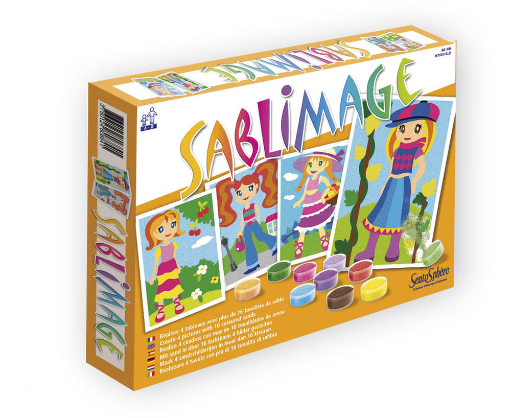 Kit creatif sablimage - petites filles