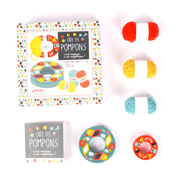 Kit «Crée tes pompons» - Phildar