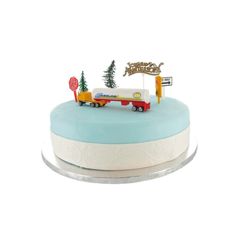 Kit Décor Gâteau - Camions - Gatodéco