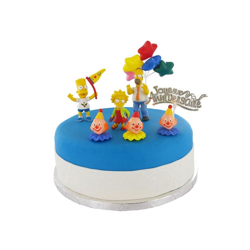  Kit Décor Gâteau - The Simpsons - Gatodéco