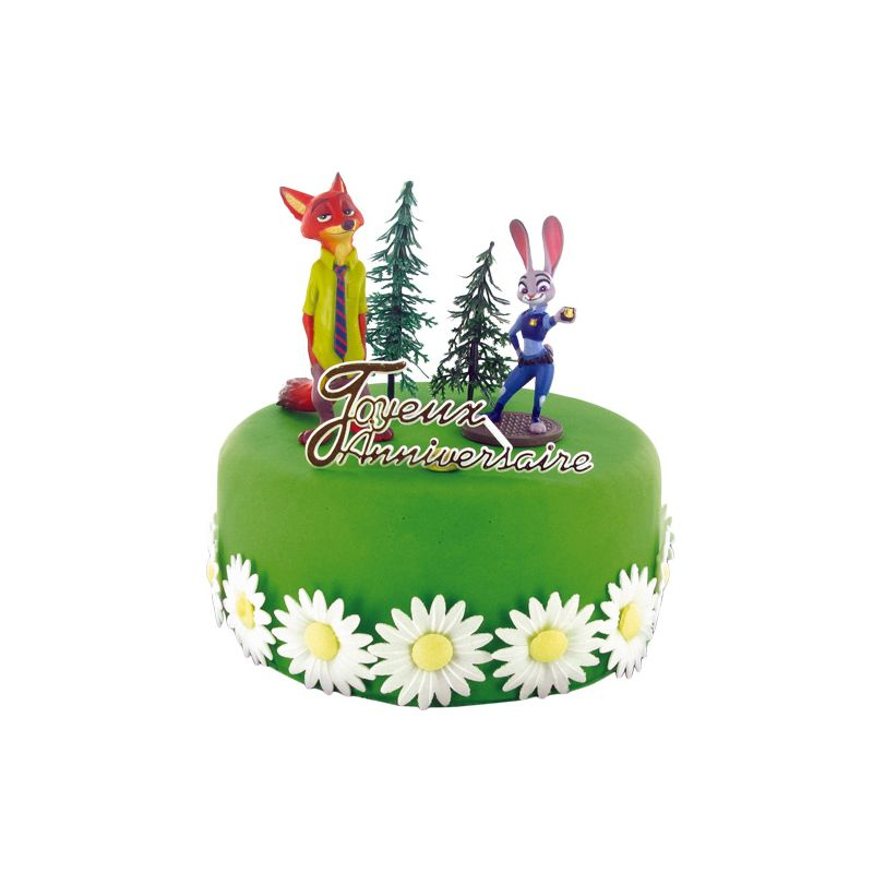 Kit Décor gâteau - Zootopie - Gatodéco