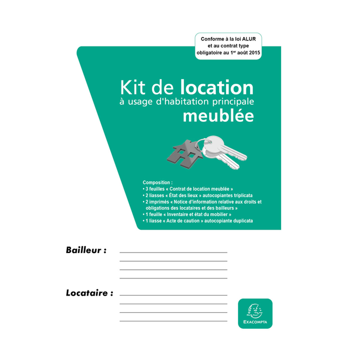 Kit dossier location à usage d'habitation principale meublée