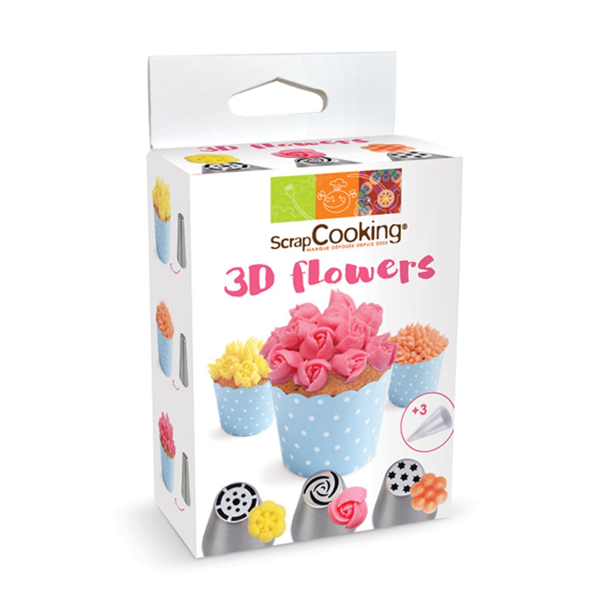 Kit douilles 3D Fleurs